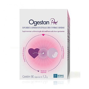Suplemento Alimentar Ogestan Pré 90 Cápsulas De 1,2g Cada