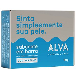 Sabonete em Barra Alva Sem Perfume 90g