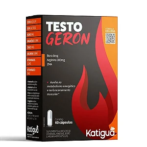 Suplemento Alimentar Testogeron Katiguá 60 Cápsulas