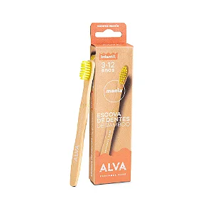 Escova de Dentes De Bamboo Infantil Alva