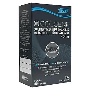Suplemento Alimentar Colgen II 40mg 60 Cápsulas