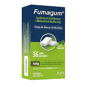 Fumagum Sabor Menta 36 Gomas Mastigáveis