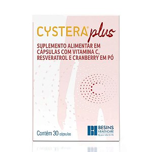 Suplemento Alimentar Cystera Plus 30 Cápsulas