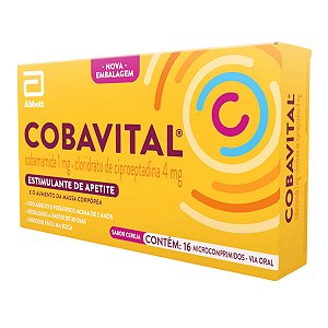 Cobavital Sabor Cereja 16 Microcomprimidos