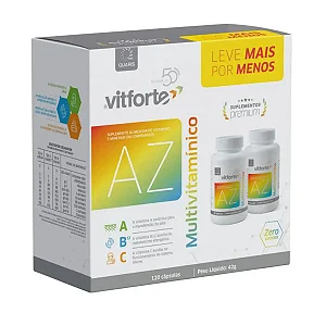 Suplemento Alimentar Vitaforte A-Z Multivitamínico 120 Cápsulas