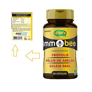 Suplemento Alimentar Immobee 60 Cápsulas Unilife