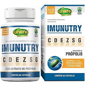 Suplemento Polivitamínico Imunutry Unilife 60 Cápsulas