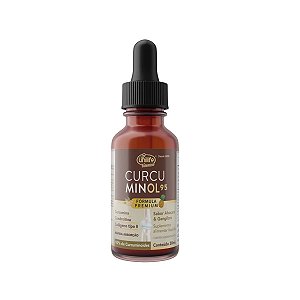 Suplemento Líquido Curcuminol Sabor Abacaxi e Gengibre em Gotas Unilife 30ml