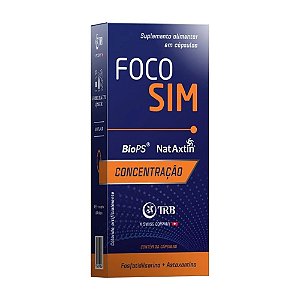 Suplemento Alimentar Foco Sim Concentração 30 Cápsulas