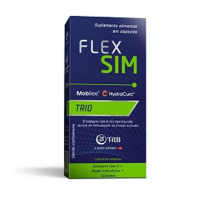 Suplemento Alimentar Flexsim Trio 30 Cápsulas