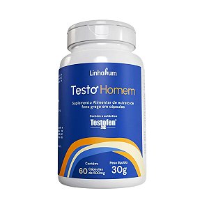 Suplemento Alimentar TestoHomem LinhaHum 60 Cápsulas De 500mg