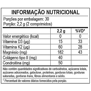 Suplemento Alimentar Condrol Dimalex Unilife 60 Comprimidos