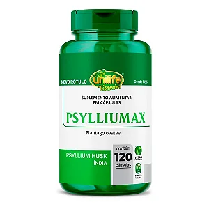 Suplemento Alimentar Psylliumax Unilife 120 Cápsulas