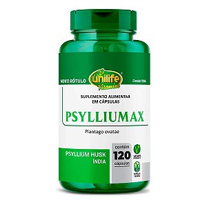 Suplemento Alimentar Psylliumax Unilife 120 Cápsulas