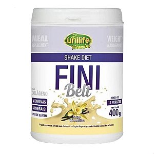 Shake Diet Fini Belt Unilife Sabor Baunilha 400g