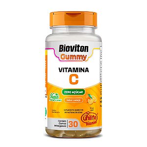 Suplemento Alimentar Bioviton Gummy Vitamina C Sabor Laranja Unilife 30 Gomas Mastigáveis