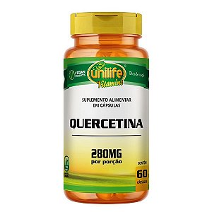 Suplemento Alimentar Quercetina 310mg Unilife 60 Cápsulas