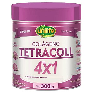 Suplemento Alimentar Colágeno Tetracoll 4x1 Unilife 300g