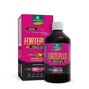 Suplemento Líquido Forteplus Stimulus Femme Tirosina Sabor Amarula e Berrys Biofhtus 240ml