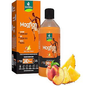 Suplemento Líquido Magflan Curcumina Sabor Frutas Tropicais Biofhitus 240mL
