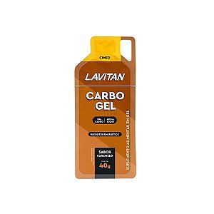 Suplemento Lavitan Carbo Gel Sabor Caramelo Cimed 1 Sachê Em Gel De 40g