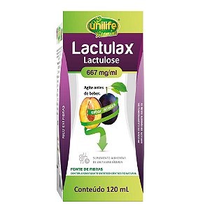 Suplemento Alimentar Lactulax Sabor Ameixa Unilife 120ml