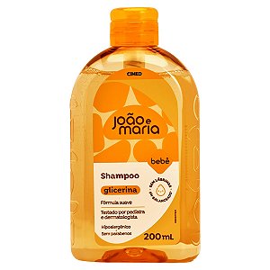 Shampoo Infantil João e Maria Bebê Glicerinado Cimed 200ml