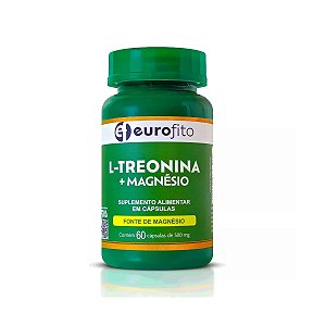 Suplemento Alimentar L-Treonina+Magnésio Eurofito 60 Cápsulas