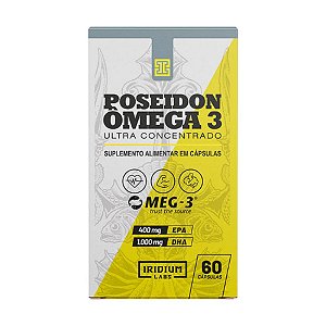 Suplemento Alimentar Poseidon Omega 3 Iridium Labs 60 Cápsulas