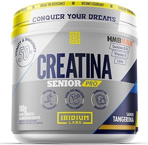 Suplemento Alimentar em Pó Creatina Senior Pro Sabor Tangerina Iridium Labs 180 g
