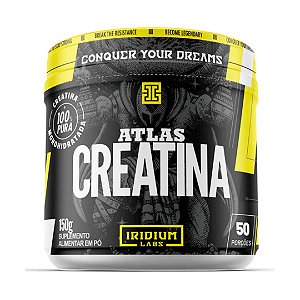 Suplemento Alimentar em pó Creatina Atlas Iridium Labs 150 g