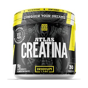 Suplemento Alimentar em Pó Creatina Atlas Iridium Labs 90 g