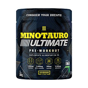 Suplemento Alimentar em Pó Pré-treino Minotauro Ultimate Sabor Limão Iridium Labs 300g