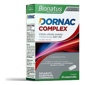 Suplemento Alimentar Dornac Complex Bionatus 30 Comprimidos