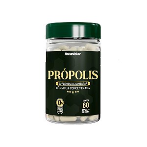 Suplemento Própolis Fórmula Concentrada 500mg Natunéctar 60 Cápsulas