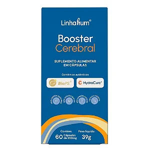 Suplemento Alimentar Booster Cerebral Linhahum 60 Cápsulas
