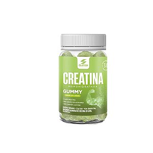 Suplemento Alimentar Creatina Monohidratada Gummy Sabor Uva Verde Super Nutrition 60 gomas
