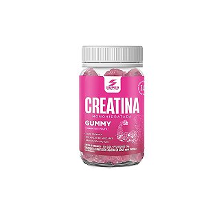 Suplemento Alimentar Creatina Monohidratada Gummy Sabor Tutti-Fruti Super Nutrition 60 Gomas