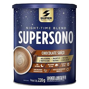 Suplemento Alimentar Supersono Sabor Chocolate Suíço 220g