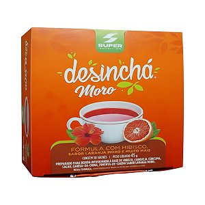 Desinchá Moro Sabor Laranja Moro e Hibisco 30 Sachês