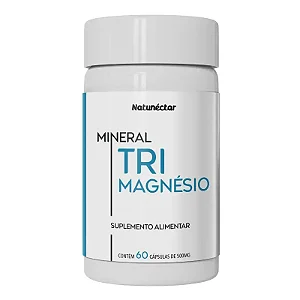 Suplemento Alimentar Tri Magnésio Natunéctar 60 Cápsulas