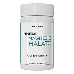 Suplemento Alimentar Magnésio Malato Natunéctar 60 Cápsulas