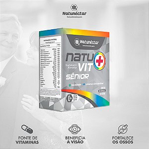 Suplemento Alimentar Natuvit Sênior Natunéctar 60 Cápsulas