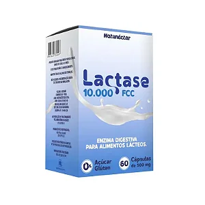 Lactase 10.000 FCC Natunéctar 60 Cápsulas