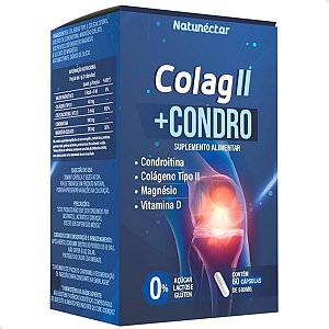 Suplemento Alimentar Colag II +Condro Natunéctar 60 Cápsulas