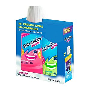 Exaguatório Bucal + Gel Dental Tutti-Frutti Malvatrikids