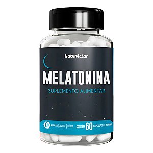 Suplemento Alimentar Melatonina Natunéctar 60 Cápsulas