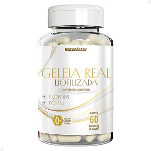 Suplemento Alimentar Geleia Real Liofilizada Natunéctar 60 Cápsulas
