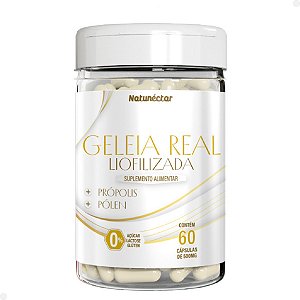 Suplemento Alimentar Geleia Real Liofilizada Natunéctar 60 Cápsulas