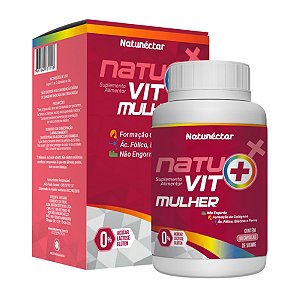 Suplemento Alimentar Natuvit Mulher Natunéctar 60 Cápsulas